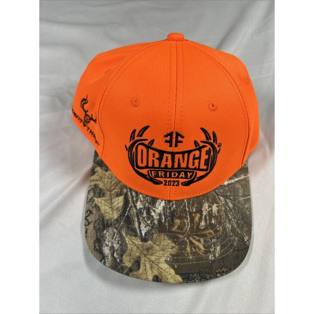FLEET FARM TRUCKER CAP HAT ORANGE FRIDAY 2023 SNAPBACK ADJUSTABLE RUGER ONE SIZE